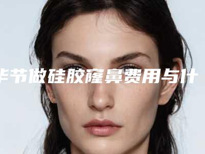 毕节做硅胶窿鼻费用与什么因素有关呢