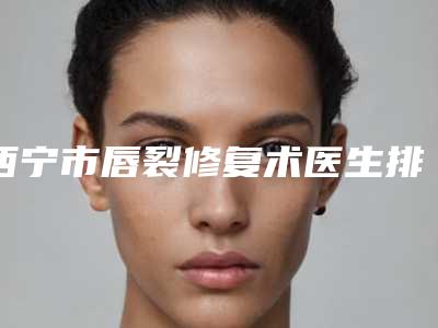 西宁市唇裂修复术医生排名top10最新安利-李迎春医生口碑医生当地出圈